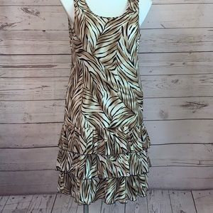 Peter Nygard Animal Print Dress L